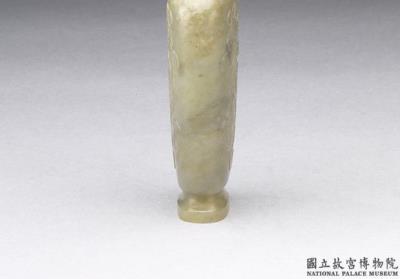 图片[3]-Jade vase with ruyi-shaped handles, Qing dynasty (1644-1911)-China Archive